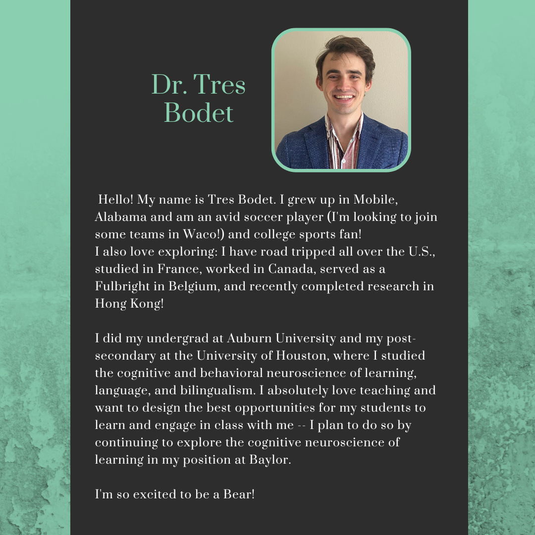 Dr. Bodet's Bio